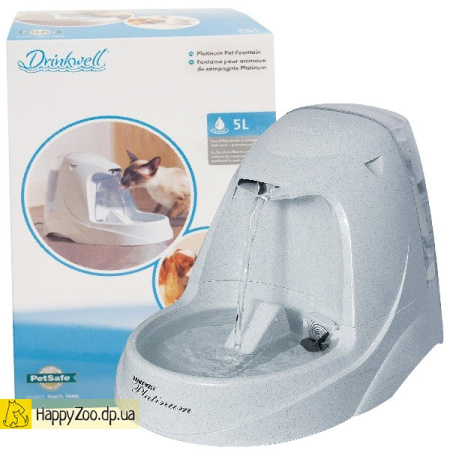 PetSafe Drinkwell Platinum Pet Fountain автоматический фонтанчик-поилка для собак и кошек