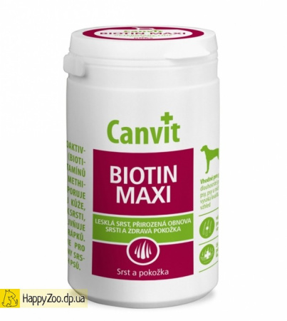 Canvit Biotin Maxi for dogs (Канвит Биотин Макси для собак)