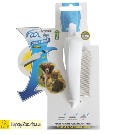 FoOlee Easee Dust&Flea; Pro70 Comb сменная насадка-расческа для вычесывания блох, 70 зубцов