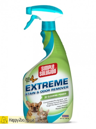 Суперсильный нейтрализатор запахов и пятен для животных "Extreme Stain&Odor; Remover Spring Breeze"